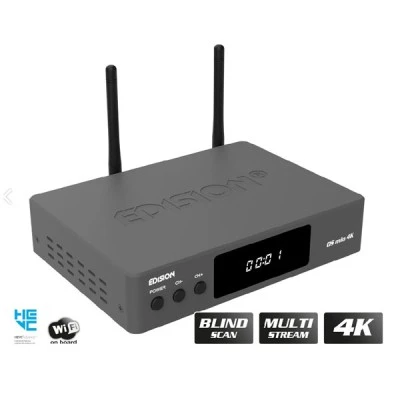 Δορυφορικός δέκτης EDISION OS MIO 4K S2X+T2/C DVB-S2X/DVB-T2/C Multi Stream