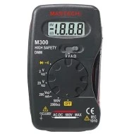 Πολύμετρο ψηφιακό MASTECH M300 με ενσωματωμένους ακροδέκτες και ωμική συνέχεια με buzzer