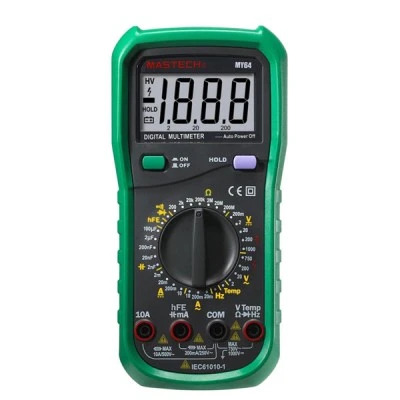 Πολύμετρο ψηφιακό MASTECH MY64 υψηλής ακρίβειας με μέτρηση χωρητικότητας, συχνότητας & θερμοκρασίας