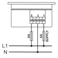 Όργανο πίνακος συχνόμετρο ψηφιακό DF-0101-48 DATAKOM 1-PHASE 96Χ48mm