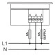 Όργανο πίνακος συχνόμετρο ψηφιακό DF-0101-48 DATAKOM 1-PHASE 96Χ48mm
