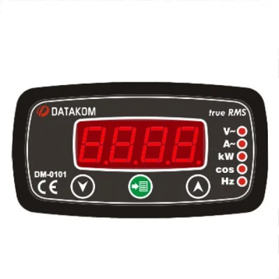 Όργανο πίνακος ψηφιακό DM-0101-48 DTK αμπερόμετρο-βολτόμετρο & συχνόμετρο AC 1-PHASE 96Χ48mm