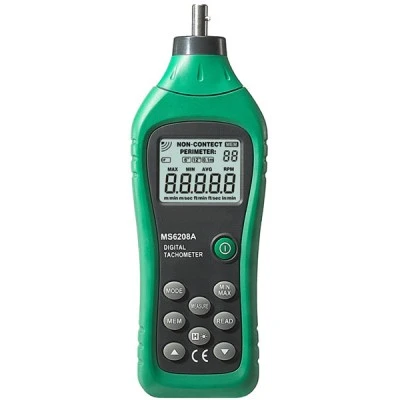 Στροφόμετρο ψηφιακό MASTECH MS6208A με επαφή και οθόνη 5 ψηφίων με διπλό καντράν Στροφόμετρο ψηφιακό MASTECH MS6208A με επαφή και οθόνη 5 ψηφίων με διπλό καντράν