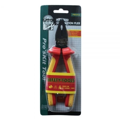 Πένσα μικρή 160mm Pro s kit PM-912 1000V με εργονομικά σχεδιασμένη λαβή
