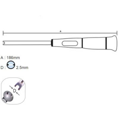 Κατσαβίδι δίχαλο Pro s kit  SD-2400-S8 186mm με αντιολισθητικές λαβές από PP και TPR