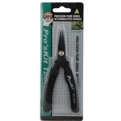 Μυτοτσίμπιδο μακρύ Pro s kit 1PK-102-E 145mm από ανθρακούχο χάλυβα και λαβές από αγώγιμο υλικό