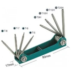 Σετ κατσαβιδιών TORX αναδίπλωσης 8 σε 1 Pro s kit 8PK-021T