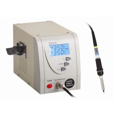 Σταθμός κόλλησης 60W κεραμικός LCD ZD916 ZND σχεδιασμένος για την κόλληση υλικών RoHS