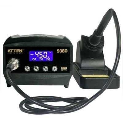 Σταθμός κόλλησης κεραμικός ATTEN AT938D 60W με οθόνη LCD αναγραφής ενδείξεων
