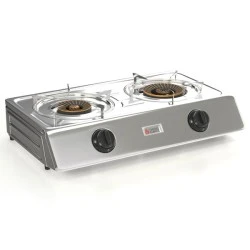 Κουζινάκι χαμηλής πίεσης KS 2S υγραερίου LPG G30 / G31 INOX με αυτόματη ανάφλεξη