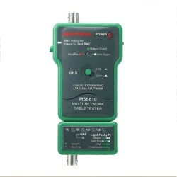 Τester καλωδίου MASTECH MS6810 UTP/FTP/ομοαξονικού με αναγραφή βλάβης λόγω βραχυκυκλώματος