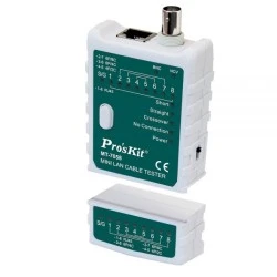 Tester Lan MINI Pro s kit MT-7058 με τηλεφωνική & BNC αποσπώμενο μικρών διαστάσεων