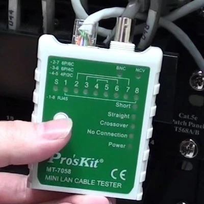 Tester Lan MINI Pro s kit MT-7058 με τηλεφωνική & BNC αποσπώμενο μικρών διαστάσεων