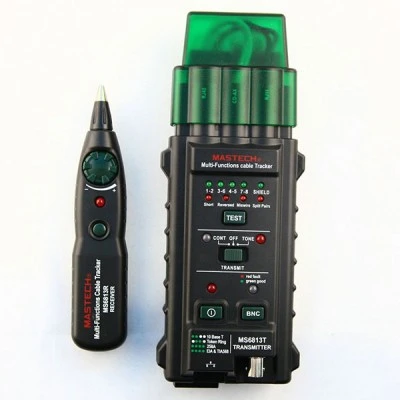 Tester καλωδίων LAN MASTECH MS6813 τηλεφωνικών ομοαξονικών με γεννήτρια σήματος LCD MGL/C/E
