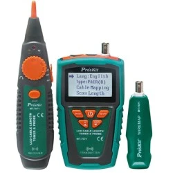 Tester lan cable Pro s kit MT-7071 με γεννήτρια σήματος LCD & αναλυτή γραμμής