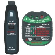 Tester πρίζας ανιχνευτής ασφαλείας MS5905RTD MASTECH 90-600VAC 50/60Hz με οπτικοακουστικές ενδείξεις