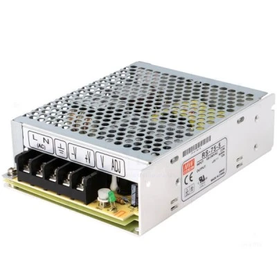Τροφοδοτικό MEAN WELL 75W 24V 0-3.20A MINI RS75-24 για όλες τις χρήσεις