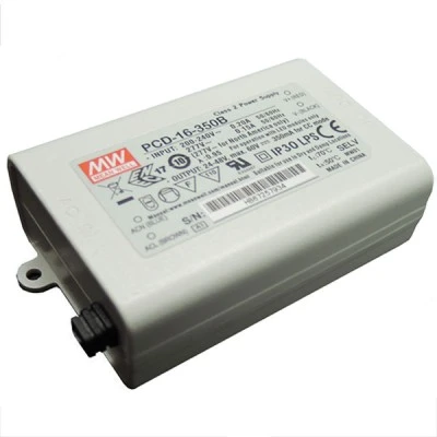 Τροφοδοτικό LED MEAN WELL PCD16-350B 16W 24-48V Dimmable με προστασία υπερθέρμανσης
