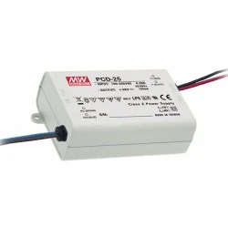 Τροφοδοτικό LED MEAN WELL PCD25-350B 25W 40-58V Dimmable με προστασία υπερθέρμανσης