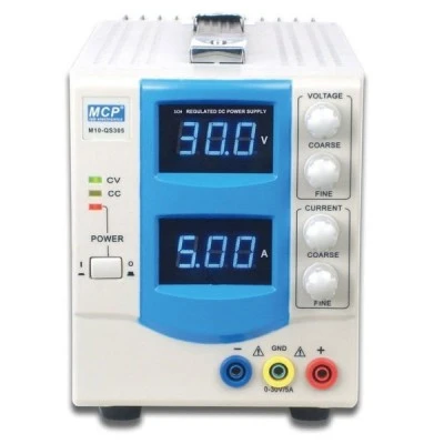 Τροφοδοτικό πάγκου MCP M10-QS305 5A 30V με 2 διπλές οθόνες LED και προστασία από υπερτάσεις Τροφοδοτικό πάγκου MCP M10-QS305 5A 30V με 2 διπλές οθόνες LED και προστασία από υπερτάσεις