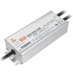Τροφοδοτικό MEAN WELL HLG60H-24B 60W 24VDC για ταινίες & λάμπες LED στεγανό IP67