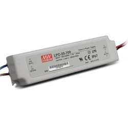 Τροφοδοτικό LPC35-700 MEAN WELL LED 35W 9-48V στεγανό IP67 με προστασία από βραχυκύκλωμα