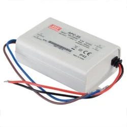 Τροφοδοτικό LED MEAN WELL APC35-700 σταθερού ρεύματος 35W 15-50V στεγανό IP42