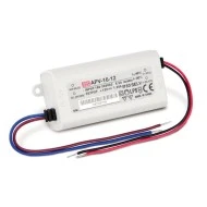 Τροφοδοτικό APV16-12 MEAN WELL 16W 12V για ταινίες & λάμπες LED πλαστικό στεγανό IP42