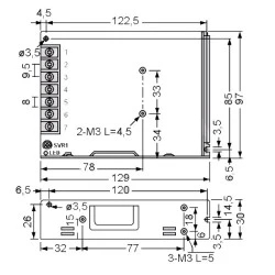 Τροφοδοτικό MEAN WELL 100W 48V 2.3A ULTRA MINI LRS100-48 για όλες τις χρήσεις