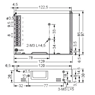 Τροφοδοτικό MEAN WELL 100W 48V 2.3A ULTRA MINI LRS100-48 για όλες τις χρήσεις