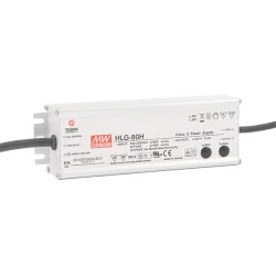 Τροφοδοτικό MEAN WELL HLG80H-12B 80W 12V στεγανό IP67 για λάμπες & ταινίες LED