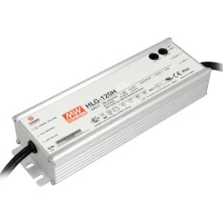 Τροφοδοτικό MEAN WELL HLG120H-12A 120W 12V για ταινίες & λάμπες LED στεγανό IP65