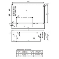 Μετατροπέας converter DC/DC 50W/19-36V/5V/10A SD50B-5 MEAN WELL