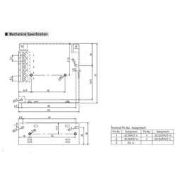 Μετατροπέας-converter SD25C-24 DC-DC με είσοδο 36~72VDC σε 24VDC 26.4W & προστασία υπερφόρτωσης