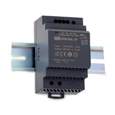 Converter - μετατροπέας DC/DC ράγας ισχύος 60W 9-36V/12V/5A DR60G-12 MEAN WELL
