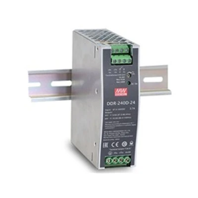 Converter - μετατροπέας ράγας DC/DC 240W 33.6-67.2V/24V/10A DDR240C-24 MEAN WELL