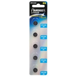 Μπαταρίες λιθίου κουμπί PairDeer 3V CR1220 40mAh σε Blister PRD 5 τεμαχίων