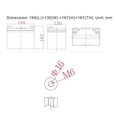 Μπαταρία μολύβδου βαθιάς εκφόρτισης 12V/33Ah JM33-12 KIJO κατάλληλη για UPS και πίνακες αυτοματισμού Μπαταρία μολύβδου βαθιάς εκφόρτισης 12V/33Ah JM33-12 KIJO κατάλληλη για UPS και πίνακες αυτοματισμού