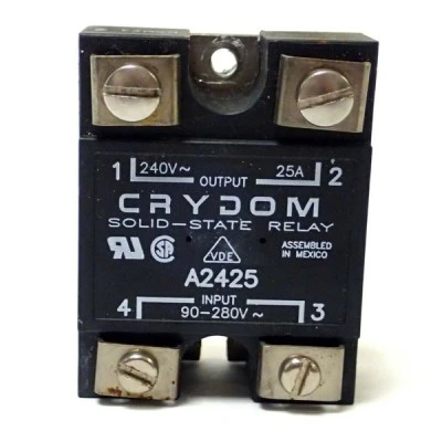 Μονοφασικό ρελέ SOLID STATE PANEL 25A 90-280VAC INPUT A2425 CRD
