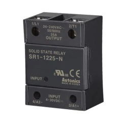 Μονοφασικό AUTONICS SR1-1225-N ρελέ (SOLID STATE RELAY) 25A 4-30VDC INPUT