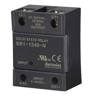 Μονοφασικό AUTONICS SR1-1240-N ρελέ (SOLID STATE RELAY) 40A 4-30VDC INPUT