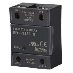 Μονοφασικό AUTONICS SR1-1250-N ρελέ (SOLID STATE RELAY) 50A 4-30VDC Input