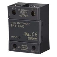 Μονοφασικό AUTONICS SR1-4240 ρελέ (SOLID STATE RELAY) 40A 90-240VAC INPUT