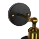 GloboStar® CATEL 01054 Vintage Industrial Φωτιστικό Τοίχου Απλίκα Μονόφωτο Μαύρο Μεταλλικό Πλέγμα Φ15 x Μ26 x Π15 x Υ30cm