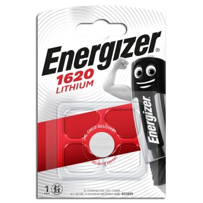Μπαταρία λιθίου (κουμπί) Energizer CR1620 σε blister 1 τεμαχίου Μπαταρία λιθίου (κουμπί) Energizer CR1620 σε blister 1 τεμαχίου