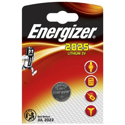 Μπαταρία λιθίου 1 τεμάχιο ENERGIZER CR2025 3V 163mAh ηλεκτρονικών συσκεύων Μπαταρία λιθίου 1 τεμάχιο ENERGIZER CR2025 3V 163mAh ηλεκτρονικών συσκεύων