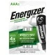 Επαναφορτιζόμενη μπαταρία Εnergizer NiMH AAA-HR03 1.2 V 700mAh Power Plus σε blister 2 τεμαχίων