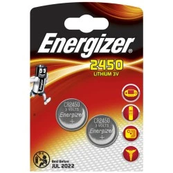 Μπαταρία λιθίου (κουμπί) Energizer CR2450 σε blister με 2 τεμάχια