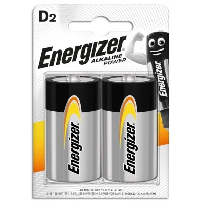 Αλκαλικές μπαταρίες ENERGIZER ALKALINE POWER D-LR20 σε blister 2 τεμαχίων Αλκαλικές μπαταρίες ENERGIZER ALKALINE POWER D-LR20 σε blister 2 τεμαχίων