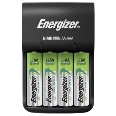 Φορτιστής μπαταριών AA/AAA Energizer Βase με 4 επαναφορτιζόμενες μπαταρίες ΑΑ & τροφοδοσία μέσω USB